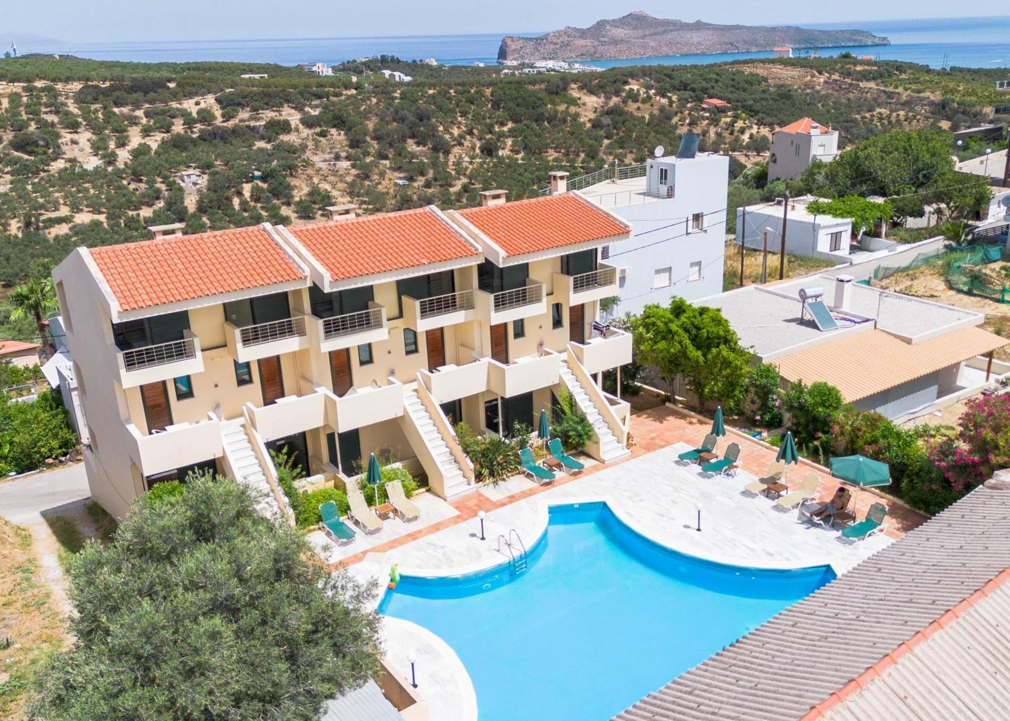 Orestis Hotel Sea View Apartments Сталос Экстерьер фото