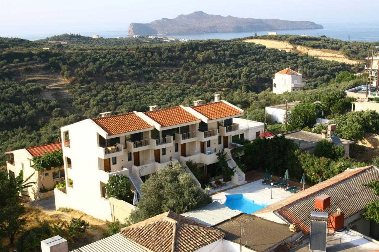 Orestis Hotel Sea View Apartments Сталос Экстерьер фото